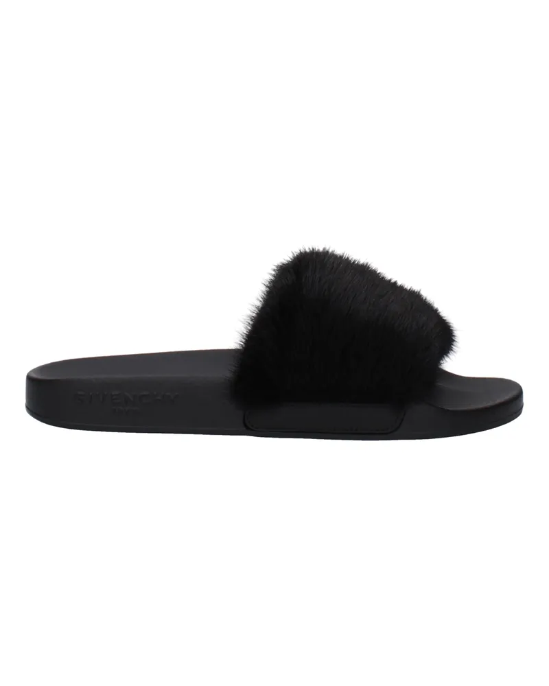 Givenchy Damens Flip-Flops und Clogs aus Gummi in Schwarz -