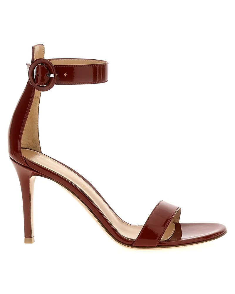 Gianvito Rossi Portofino' Sandalen Red