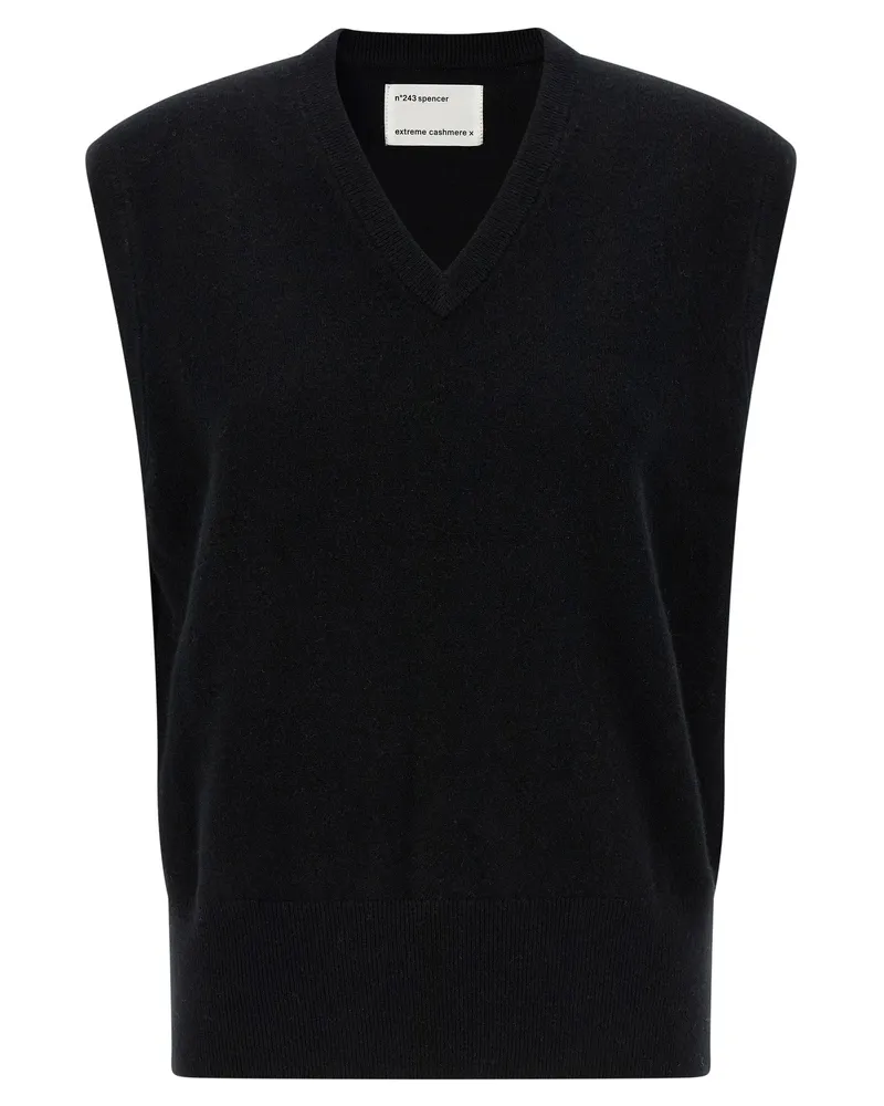 extreme cashmere Weste „N°243 Spencer“ aus extremem Kaschmir Black