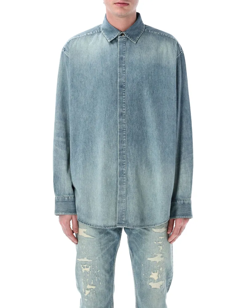 Fear of God Angst vor Gott T -Shirts und Polos Indigo