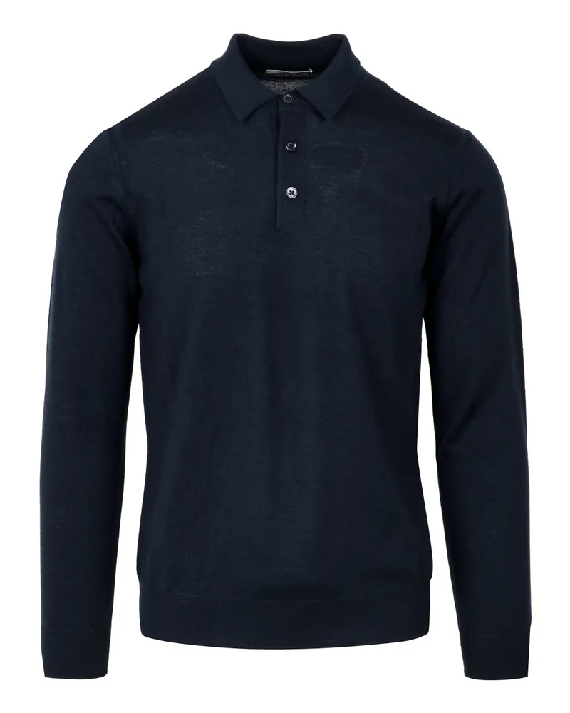 Paolo Pecora Milano Pullover blau Blue
