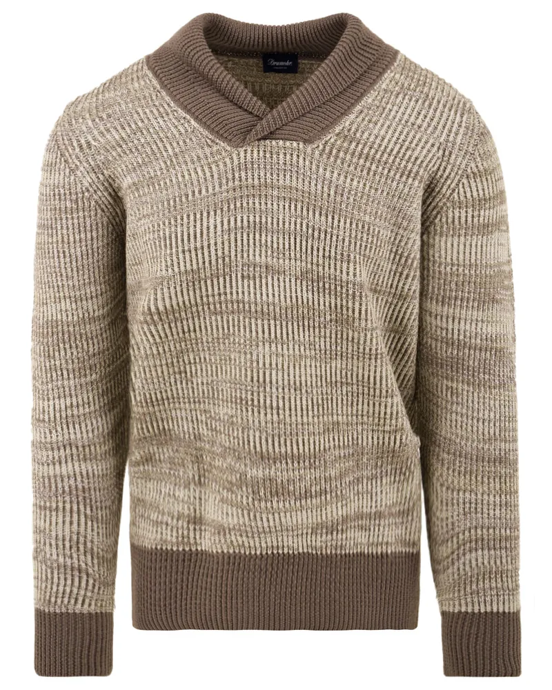 Drumohr  Pullover tauchten grau Dove