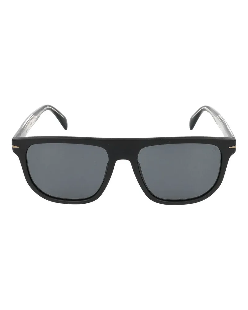 David Beckham Sonnenbrille  DB 7111/S I46 mattes schwarzes Gold /17 /145 I46