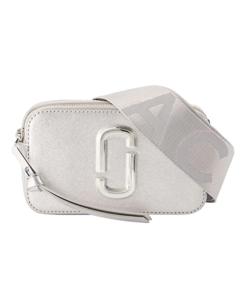 Marc Jacobs Der Snapshot Crossbody  Leder Silber Silber
