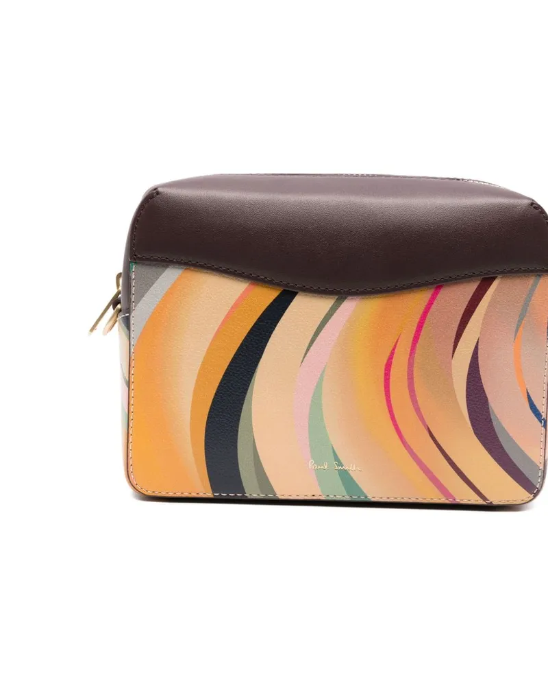 Paul Smith wirbte Leder -Crossbody -Tasche Multicolour