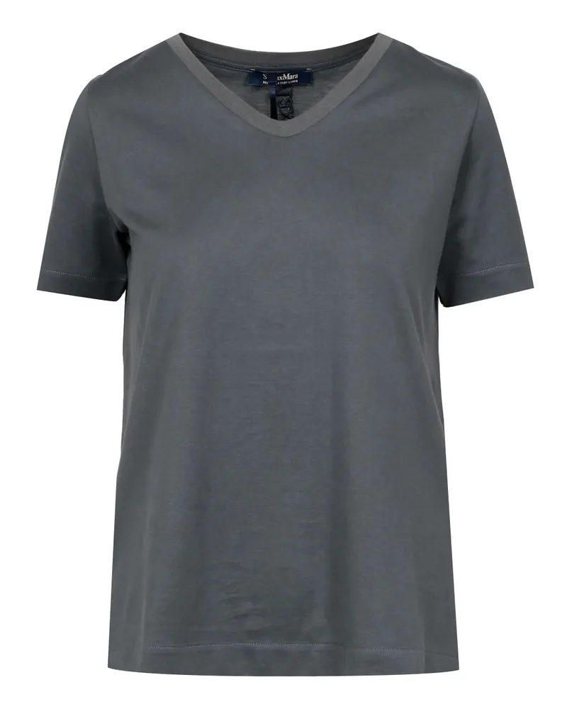 Max Mara T-Shirts und Polos Anthrazit Anthracite