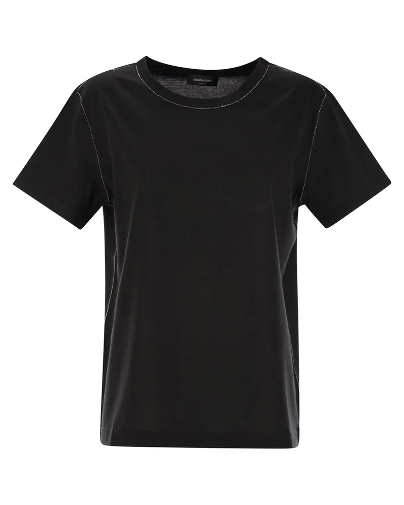Fabiana Filippi T -Shirt in Jersey Black