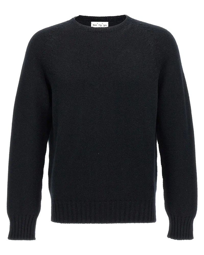 MA'RY'YA Crew Neckpullover Black