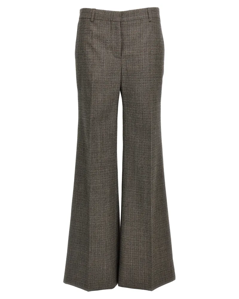 Stella McCartney Houndstooth Foot Hosen Gray