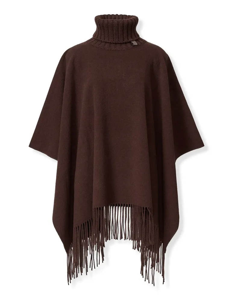 Fabiana Filippi Cashmere Mischponcho Ebony