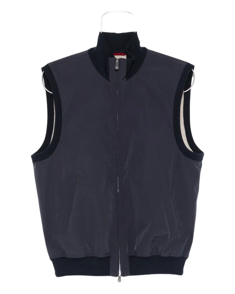 Brunello Cucinelli Daunenweste Blue