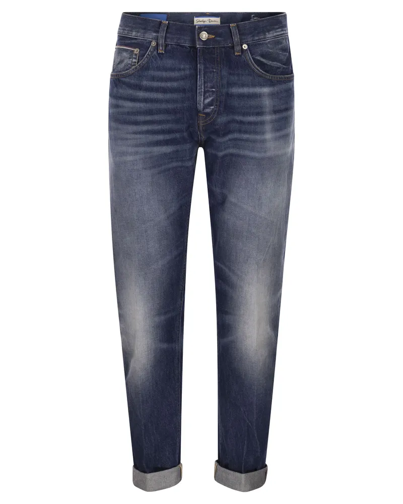 Dondup Icon Denim-Hose mit fünf Taschen Dark