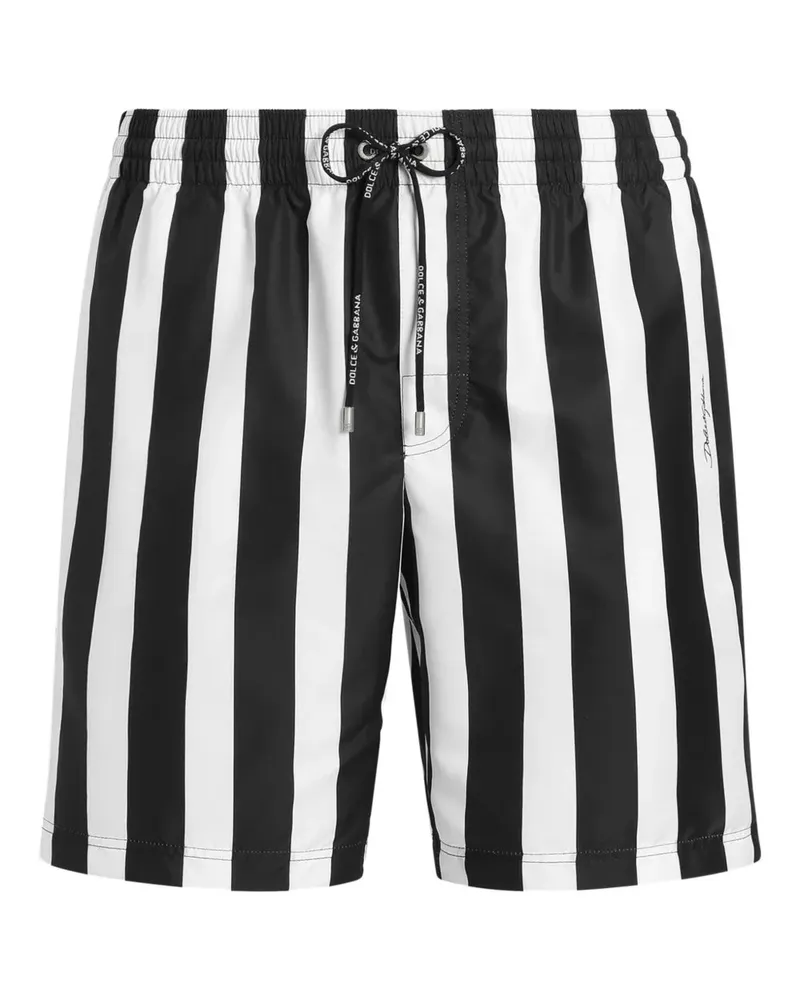 Dolce & Gabbana gestreifte Schwimmshorts Ha9wn