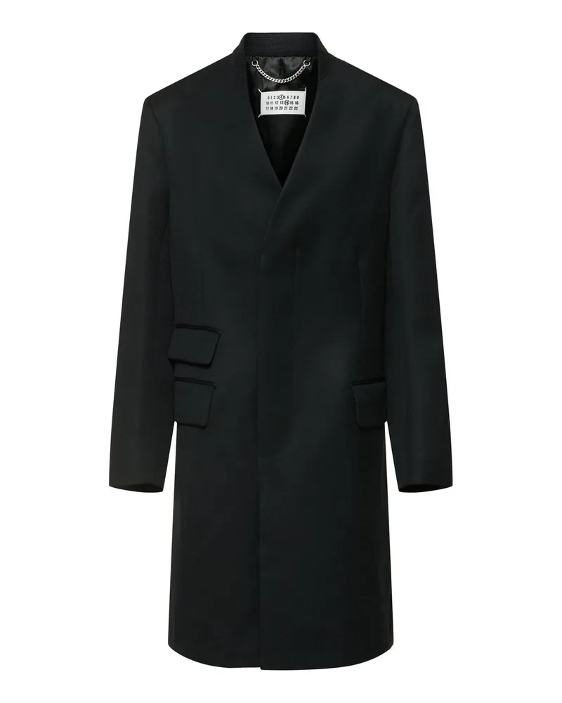 Maison Margiela Wollmantel Black