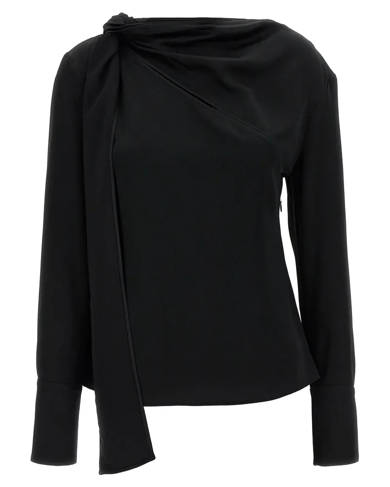 Givenchy Viskose Bluse Black