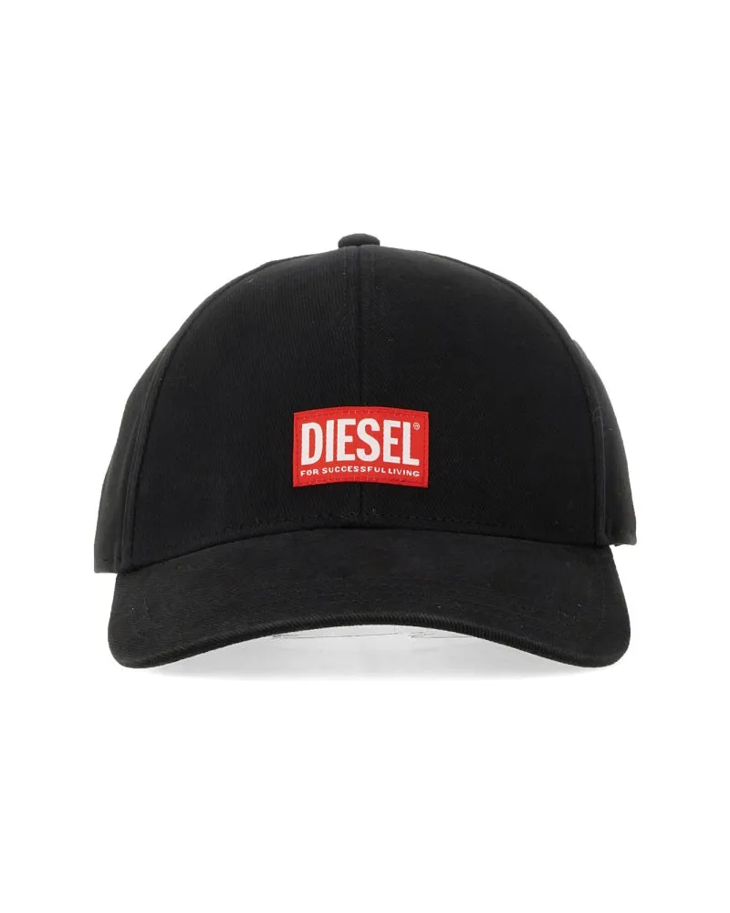 Diesel Baseballhut mit Logo Black