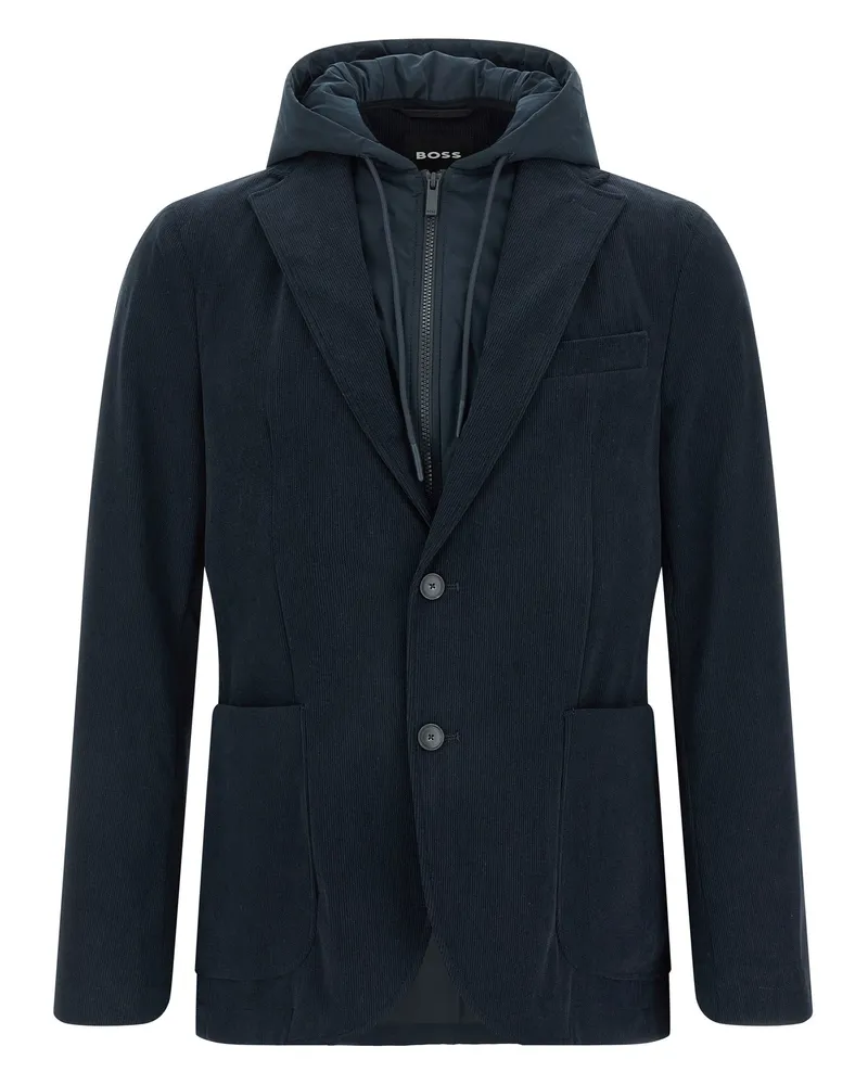 HUGO BOSS P Hanry Hd' Jacke Blue