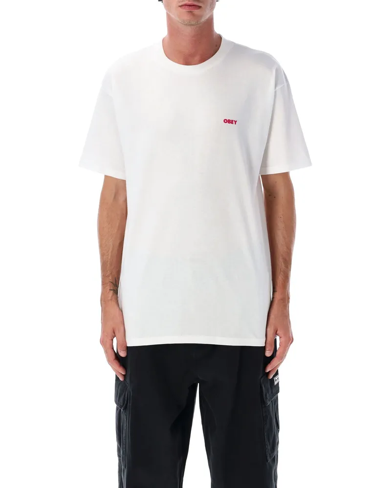 Obey Gehorchen T -Shirts und Polos weiß White