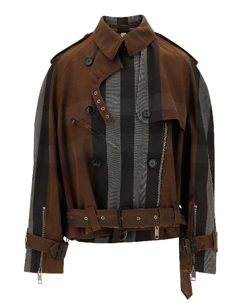 Burberry Biker Jacket Braun