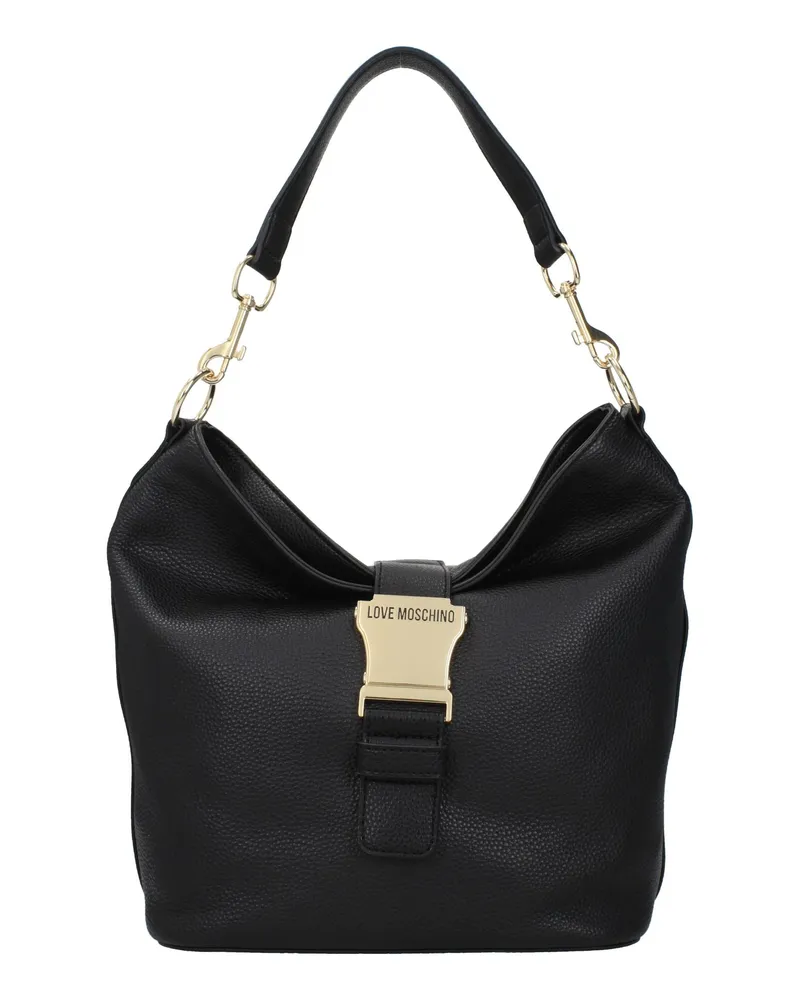 Moschino Damens Handtaschen Polyurethan Schwarz -