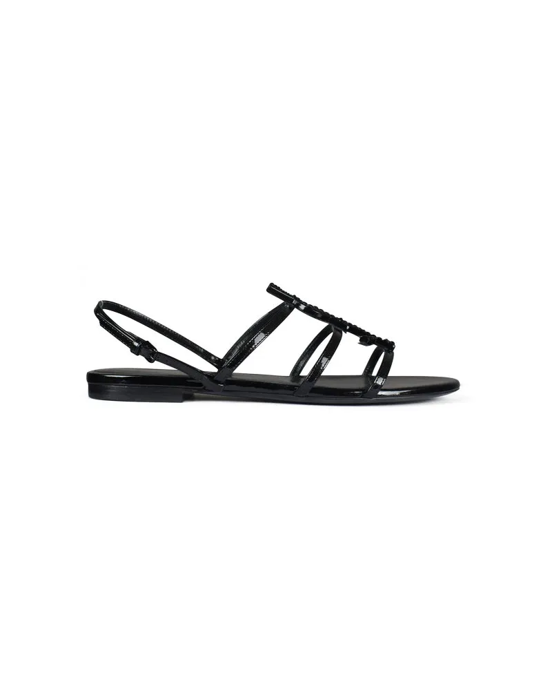 Saint Laurent Cassandra Sandalen Black