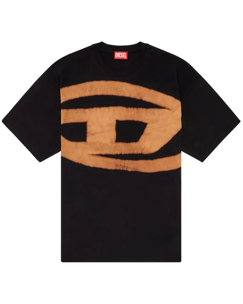 Diesel t Boxt Bleach T -Shirt mit Druck 9xx