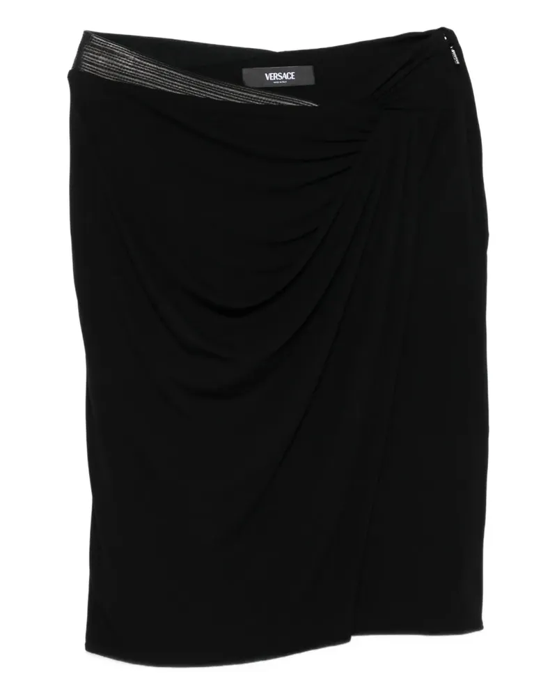 Versace drapierten Rock mit Verzierung 1b000