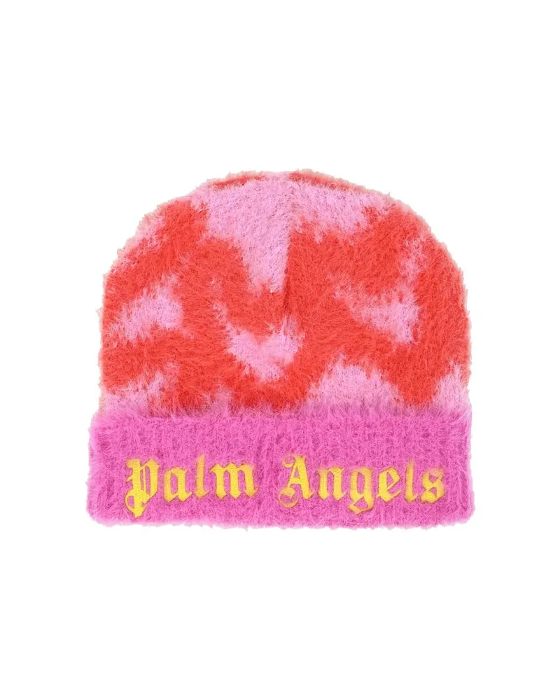Palm Angels Beanie Hut "Herz Pink