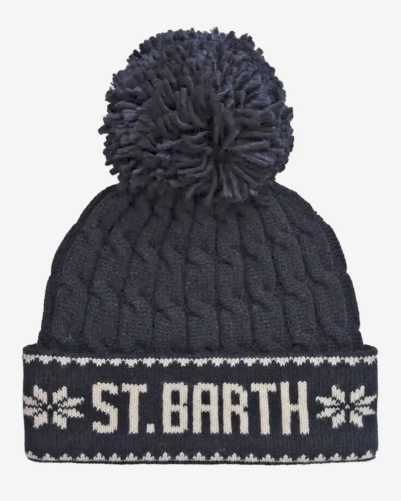 MC2 Saint Barth Wollmischungsmütze Blue