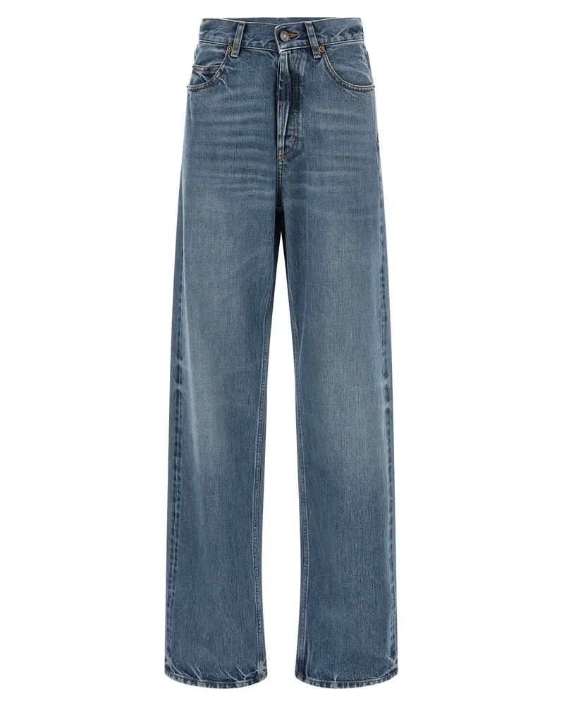 Saint Laurent Jeans mit V-förmiger Taille Light