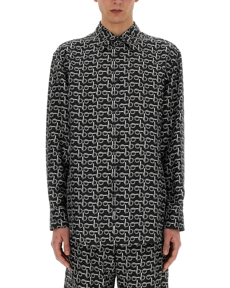 Burberry Hemd "B Black