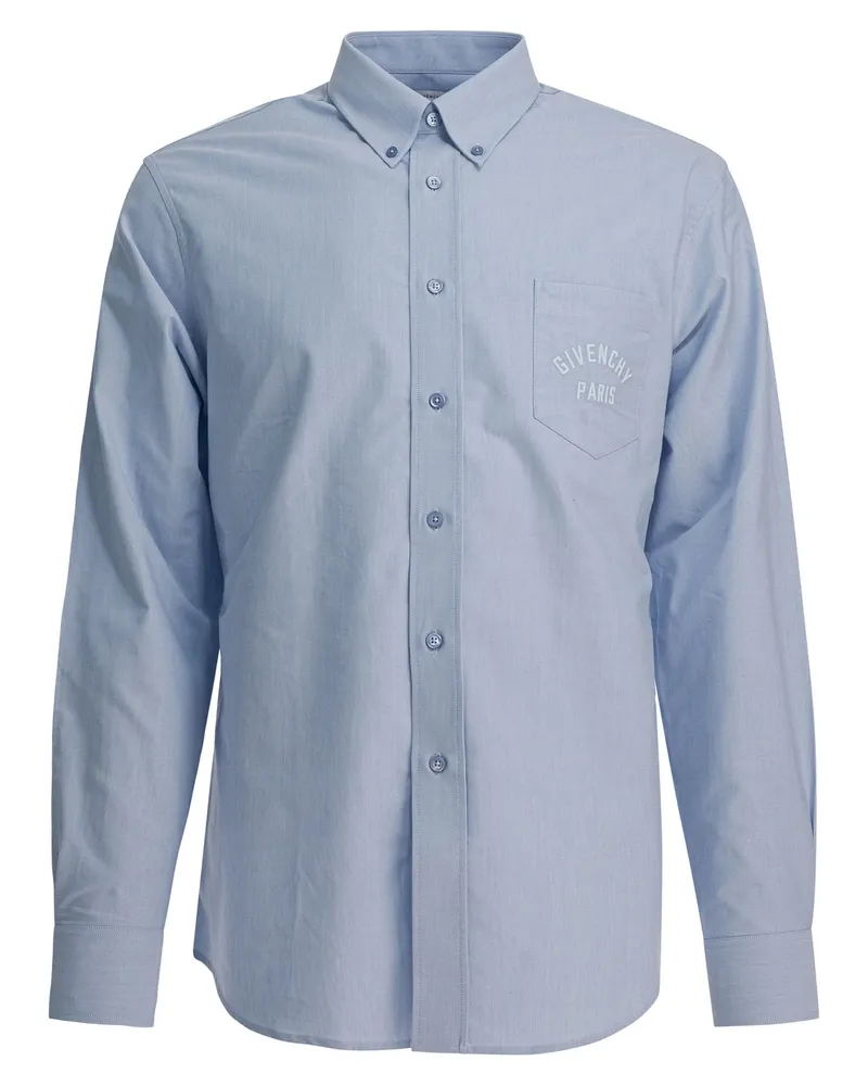Givenchy Baumwollhemd mit Logo Light
