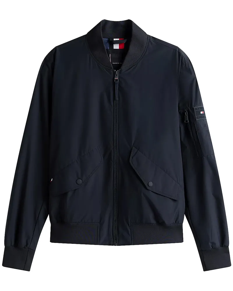 Tommy Hilfiger Bomber entspannte Fit Water Repellent Folding Blue