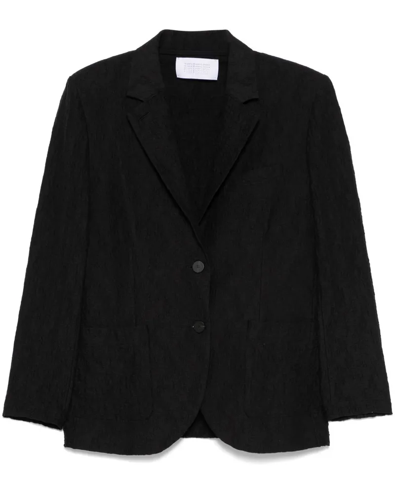 Harris Wharf London Baumwollmischung Blazerjacke Black