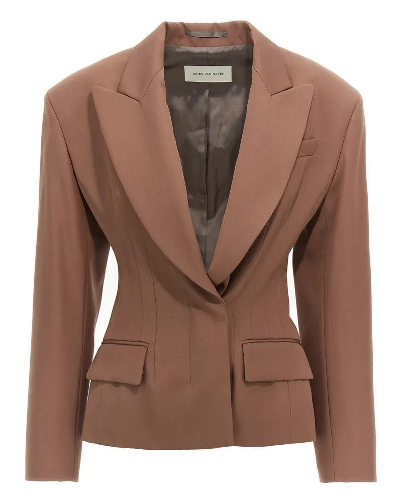 Dries van Noten Dries Van Note 'Bohana' Blazer Brown