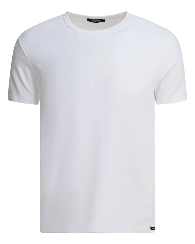 Tom Ford Baumwoll-Unterwäsche-T-Shirt White