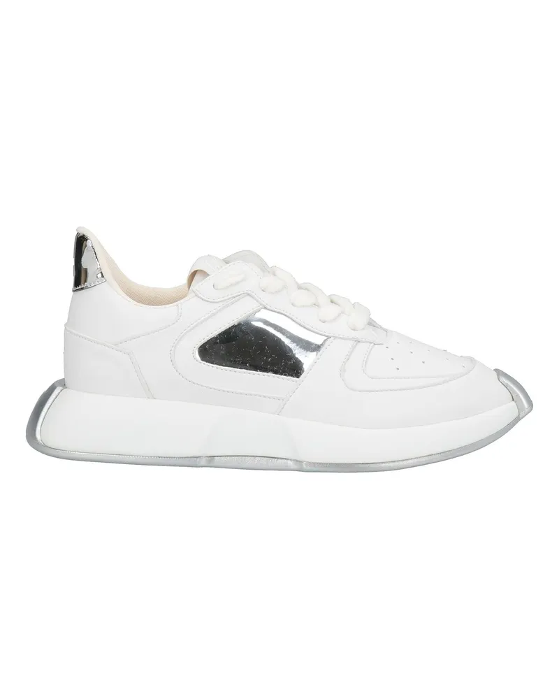 Giuseppe Zanotti Leder -Sneaker Weiß
