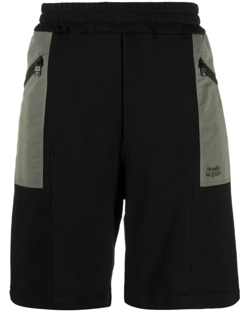 Alexander McQueen Alexander MC Königin Bio -Baumwollshorts Black