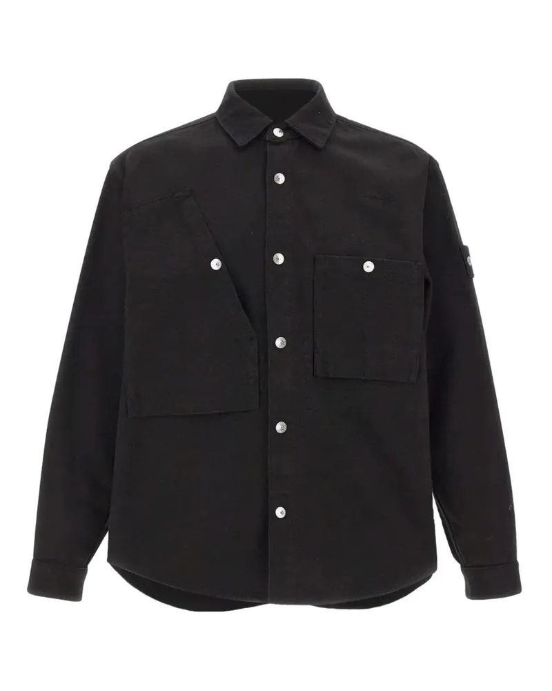 Stone Island Hemden Schwarz Black