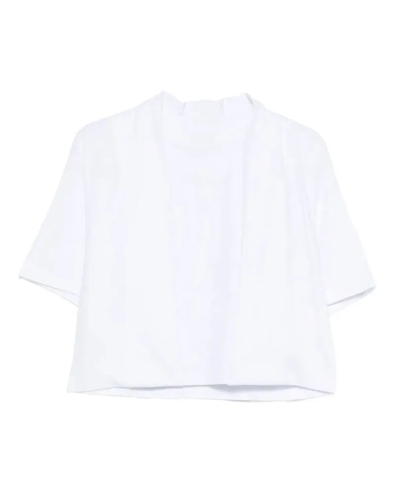 SPORTMAX Kurzarm-Top Bianco