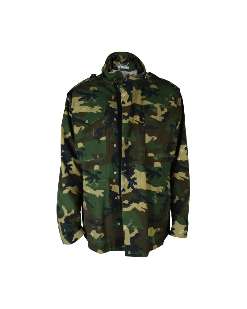 OFF-WHITE Aus weißer Jacke Green