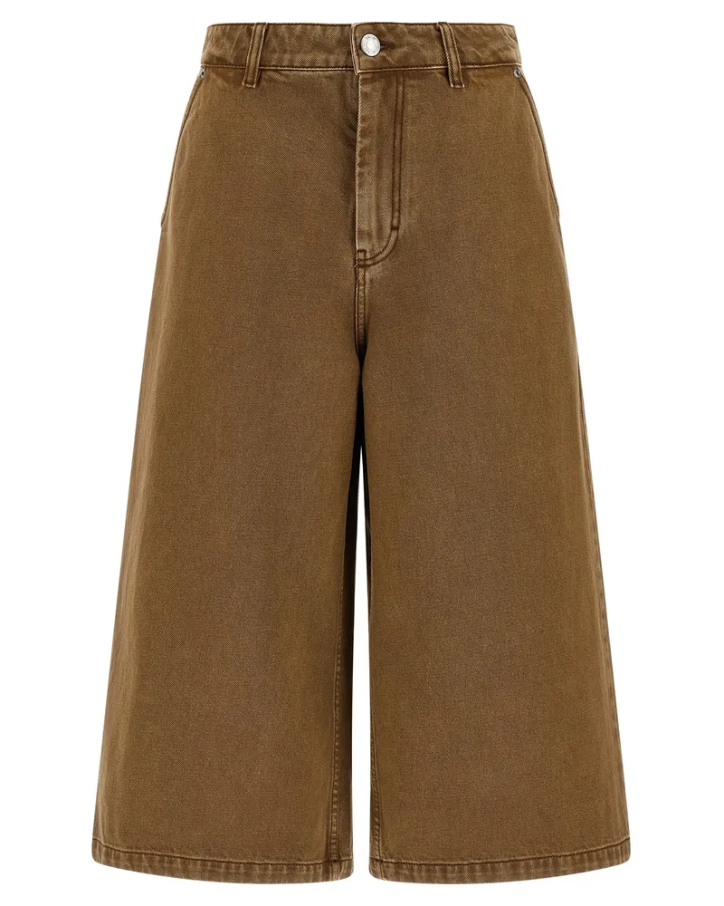 AMI Paris Jeans-Bermudashorts Brown