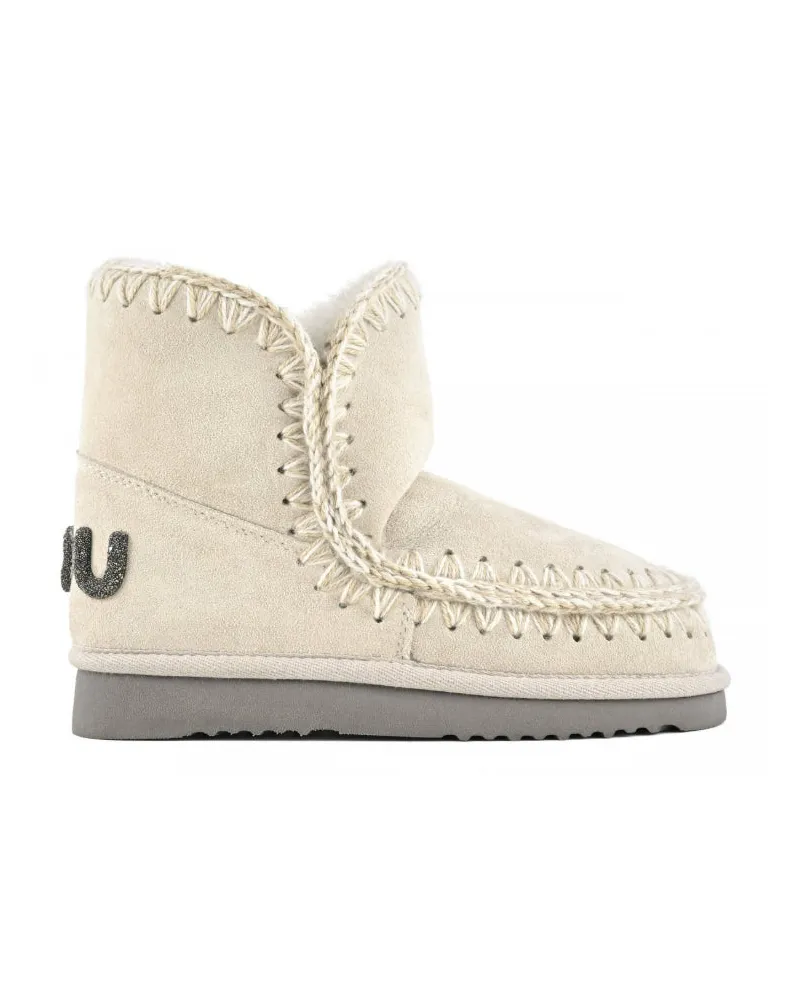 Mou Eskimo 18 Glitzer-Logo Beige