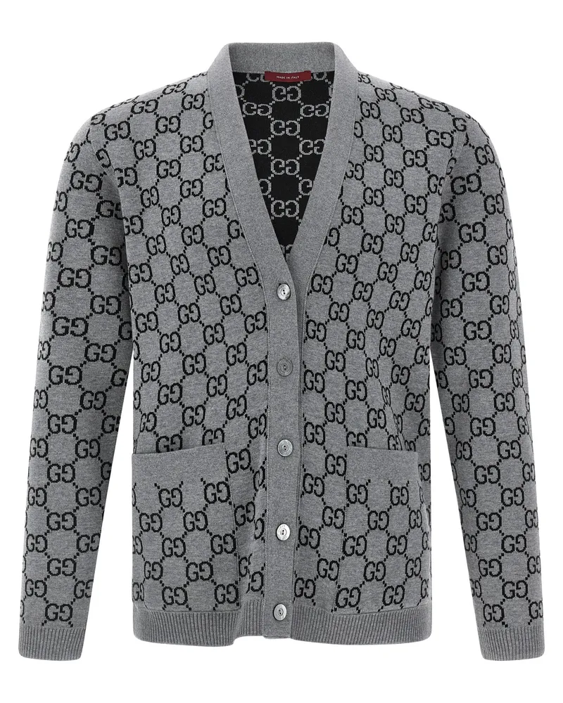 Gucci Wende-Cardigan aus Gg-Jacquard von Multicolor