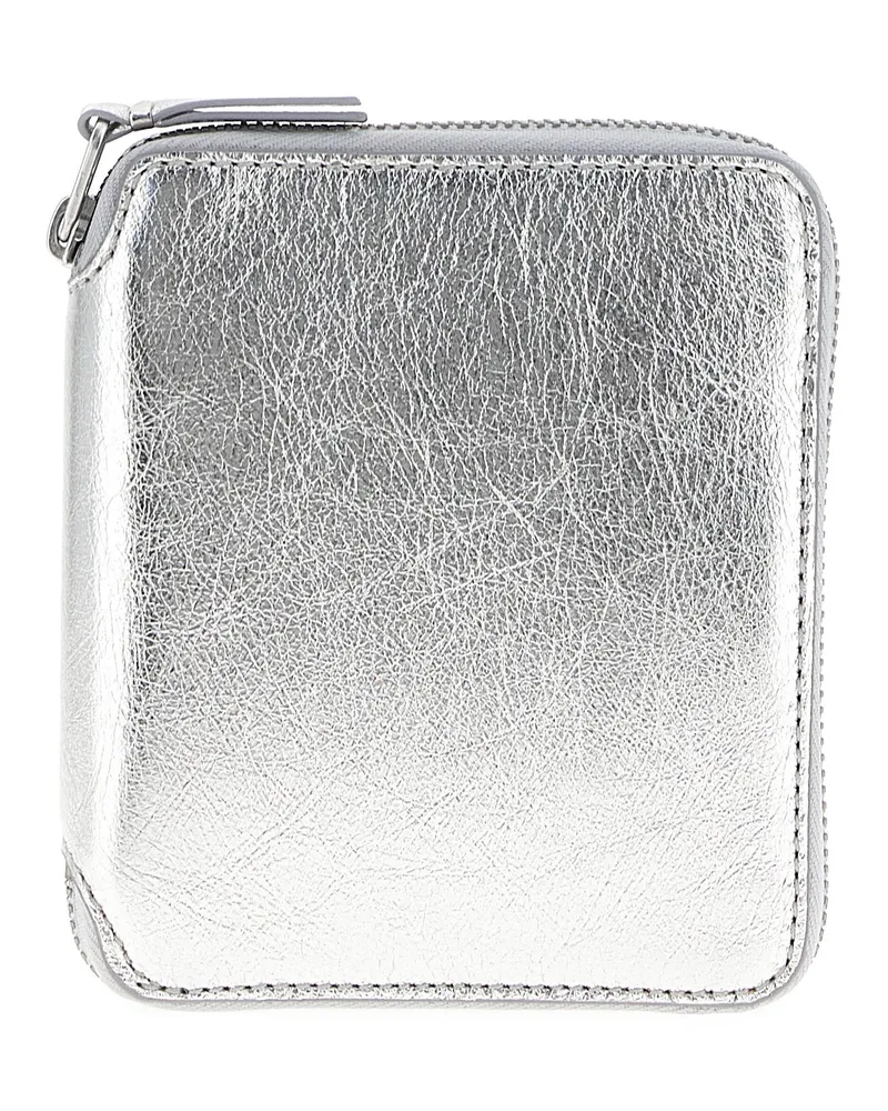 Comme des Garçons Comme des Garçons Brieftasche 'klassische Lederlinie' Brieftasche Silver