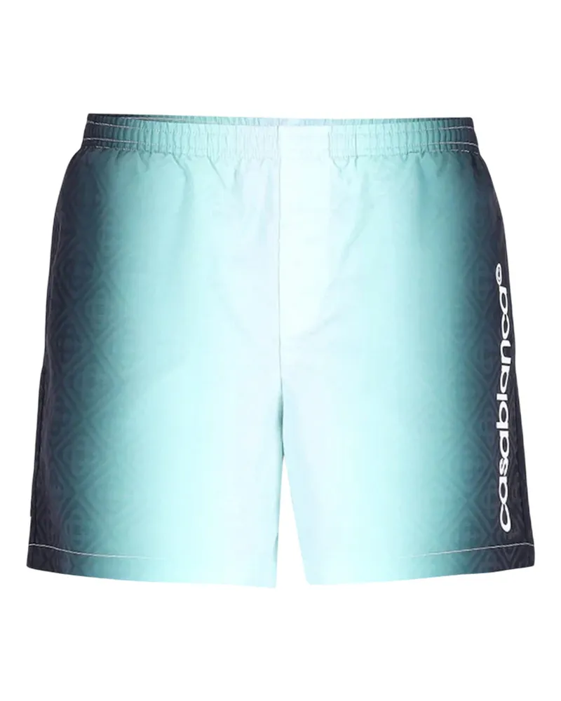 Casablanca Paris Men`s Jacquard Print Swim Shorts Gradient