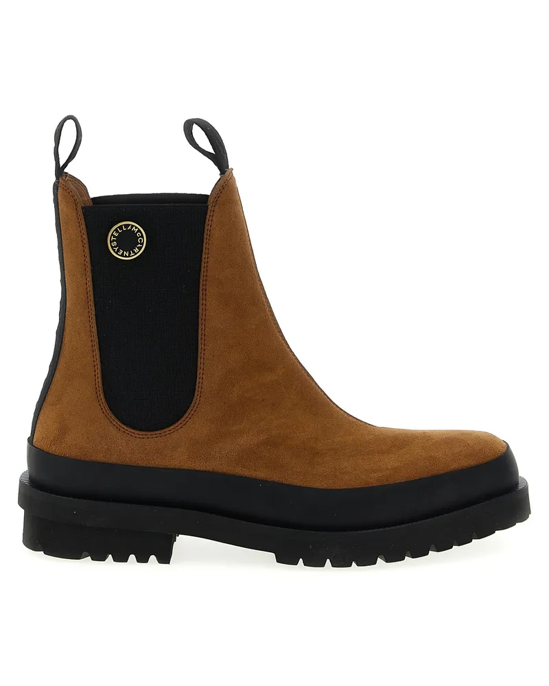 Stella McCartney Chelsea' Knöchelstiefel Brown