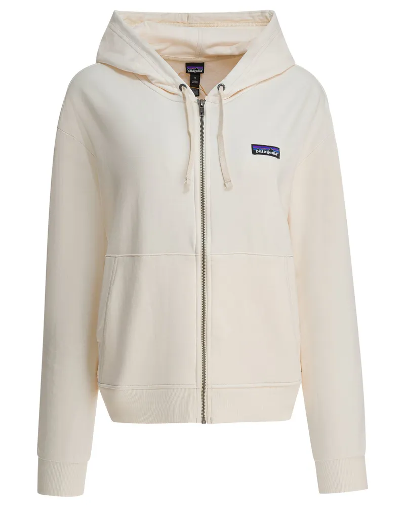 Patagonia Ahnya“ Sweatshirt mit Reißverschluss und Kapuze Beige