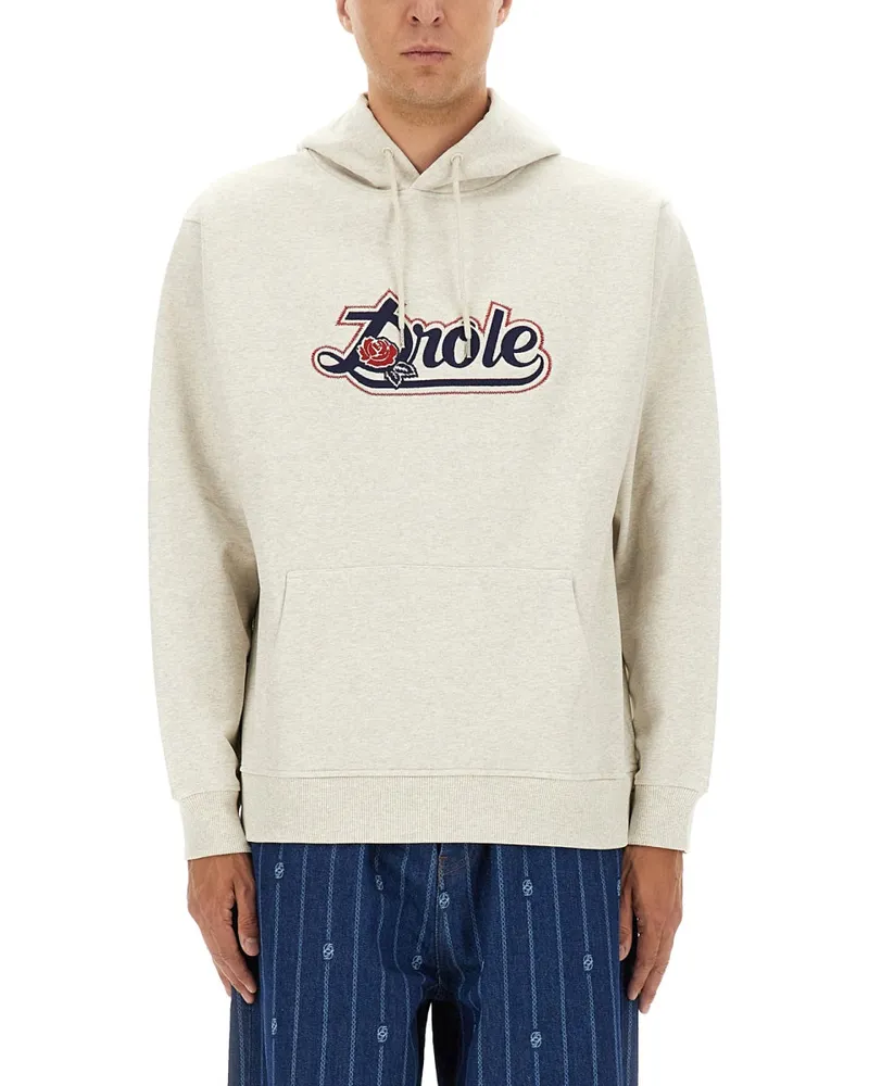 Drôle de Monsieur Drôle Rose" Sweatshirt Grey