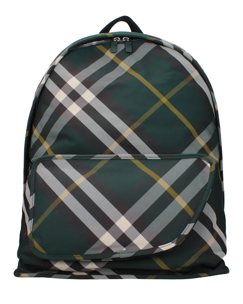 Burberry Rucksäcke und Fanny Packs Shield Man Fabric Green/Ivy -